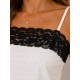Top lencero encaje mujer