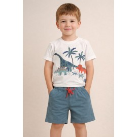 Conjunto niño "Dinos" algodón