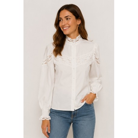 Blusa mujer perforados