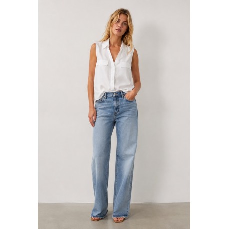 Blusas y Camisas	 Blusa mujer bolsillo Tiffosi