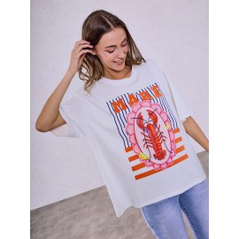 Camiseta mujar "Langosta"