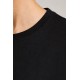 Camiseta básica mujer negro