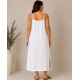 Vestido tirantes cuentas mujer