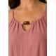 Vestido tirantes cuentas mujer