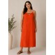 Vestido tirantes cuentas mujer