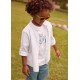 Camisa niño rayas cuello mao Mayoral