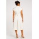 Vestido mujer cinturón botones