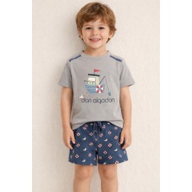 Pijama niño "Barco" Don Algodón