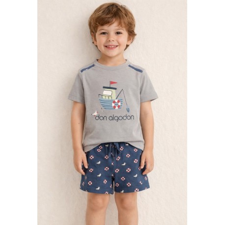 Pijama niño "Barco" Don Algodón