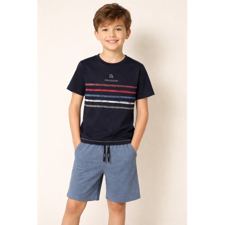 Pijama niño rayas Don Algodón
