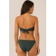 Bikini bandeau brillo mujer