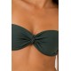 Bikini bandeau brillo mujer