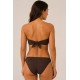 Bikini bandeau brillo mujer