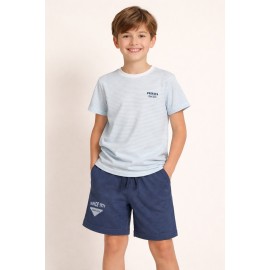Pijama niño rayas