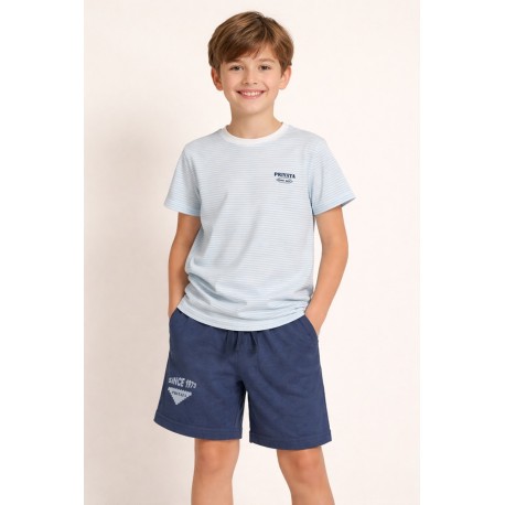 Pijama niño rayas