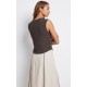 Camisetas y Polos	 Chaleco mujer textura Tiffosi
