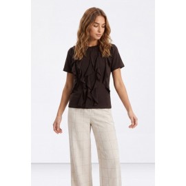 Camisetas y Polos	 Camiseta mujer volantes Tiffosi