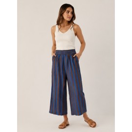 Pantalón bucanero rayas mujer