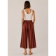 Pantalón bucanero rayas mujer