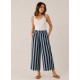 Pantalón bucanero rayas mujer