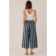 Pantalón bucanero rayas mujer