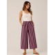 Pantalón bucanero rayas mujer