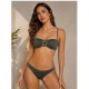 Bikini bandeau mujer hebilla