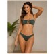 Bikini bandeau mujer hebilla