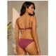 Bikini bandeau mujer hebilla