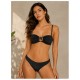 Bikini bandeau mujer hebilla