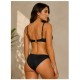 Bikini bandeau mujer hebilla