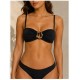 Bikini bandeau mujer hebilla