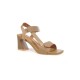 Sandalia tacón velcro mujer