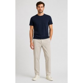 Pantalón chino algodón hombre