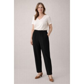 Pantalón mujer liso bolsillos