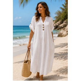Vestido playa bambula mujer