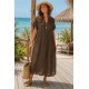 Vestido playa bambula mujer