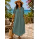 Vestido playa bambula mujer
