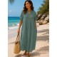 Vestido playa bambula mujer