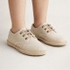 Zapato lino con cordones 