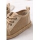Zapato combinado niño cordones