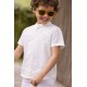 Camisa niño lino cuello mao Mayoral