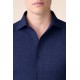 Camisa lino hombre cuello italiano