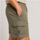 Bermuda cargo hombre algodón