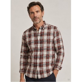 Camisa cuadros hombre franela