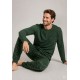 Pijama hombre algodón estampado