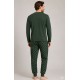 Pijama hombre algodón estampado
