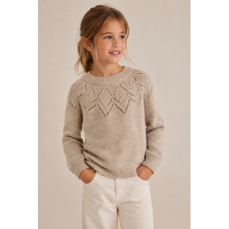 Jersey calado niña Mayoral