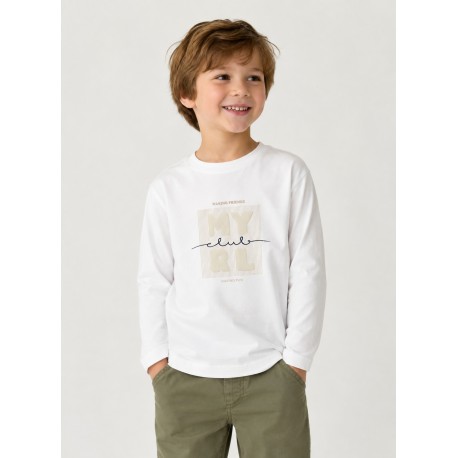 Camiseta niño "Letras" Mayoral