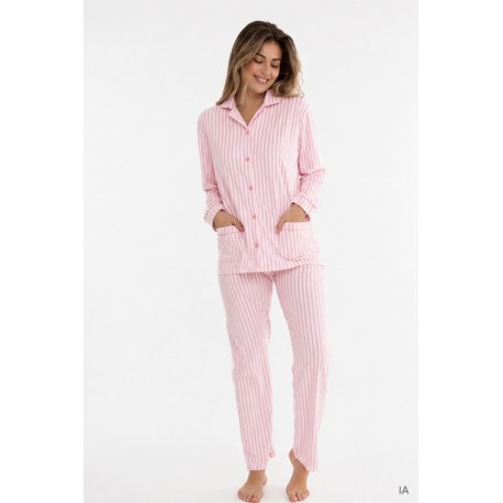 Pijama rayas mujer